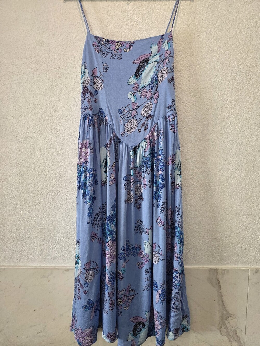 Urban Outfitters Lavender Floral Maxi Dress
